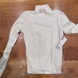 BDG Cream Turtleneck Top